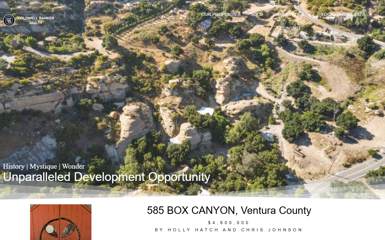 585boxcanyon.com screenshot