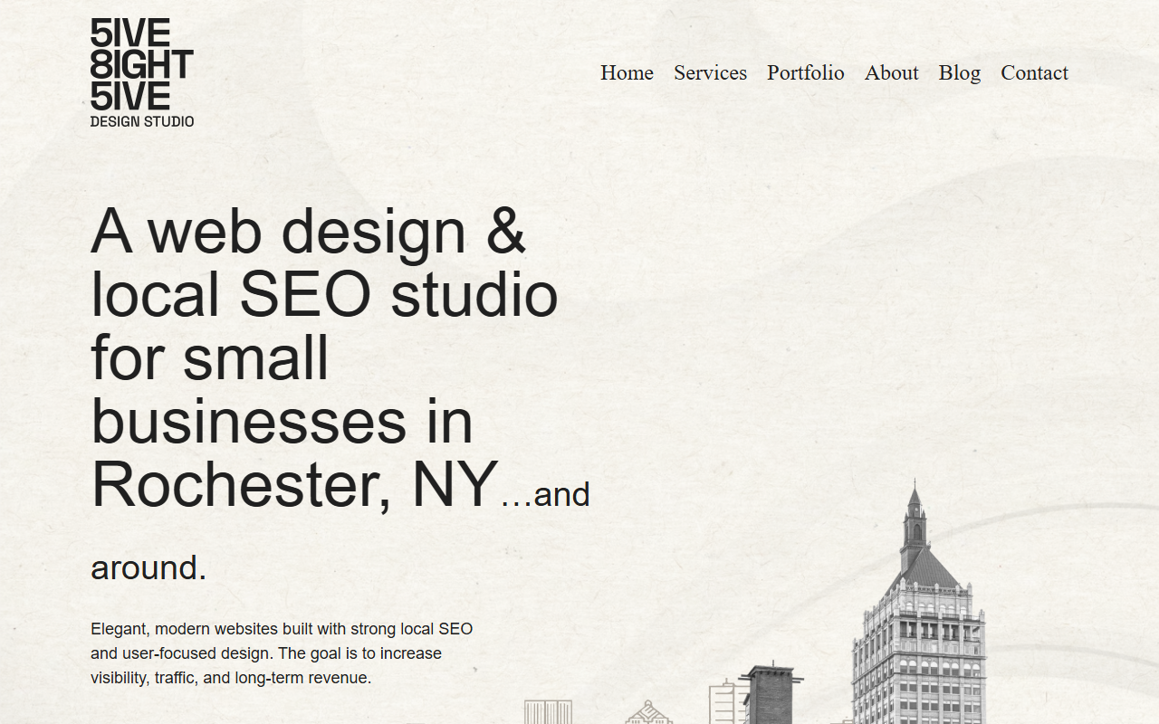 585designstudio.com screenshot