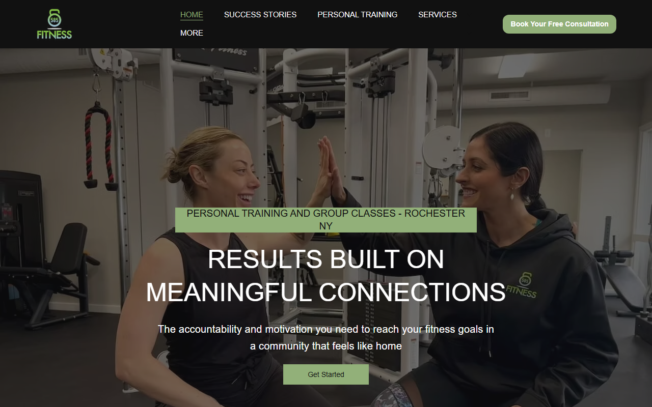 585fitness.com screenshot
