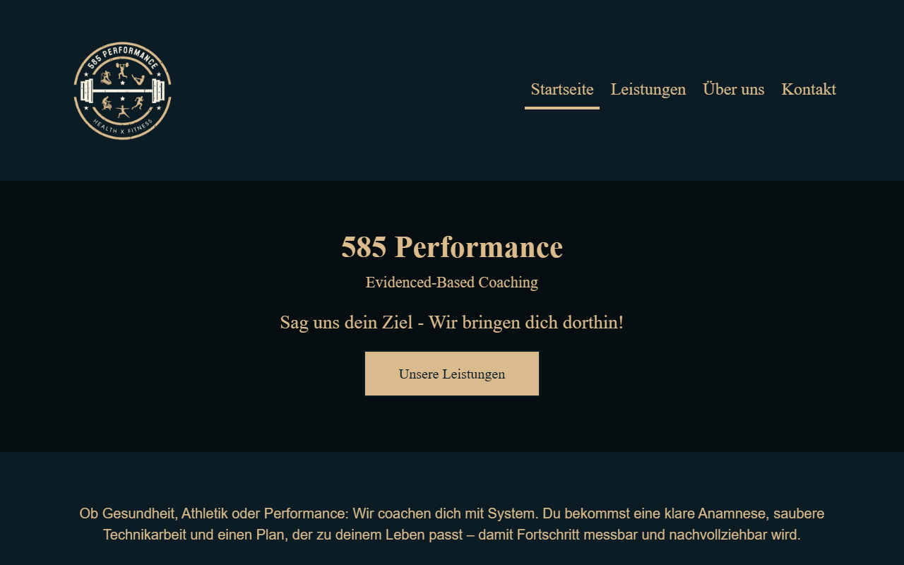 585performance.com screenshot