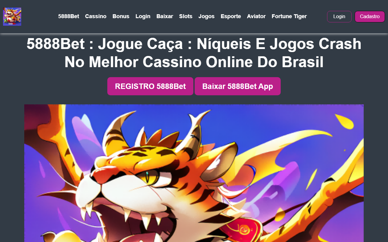 5888betcasino.com screenshot