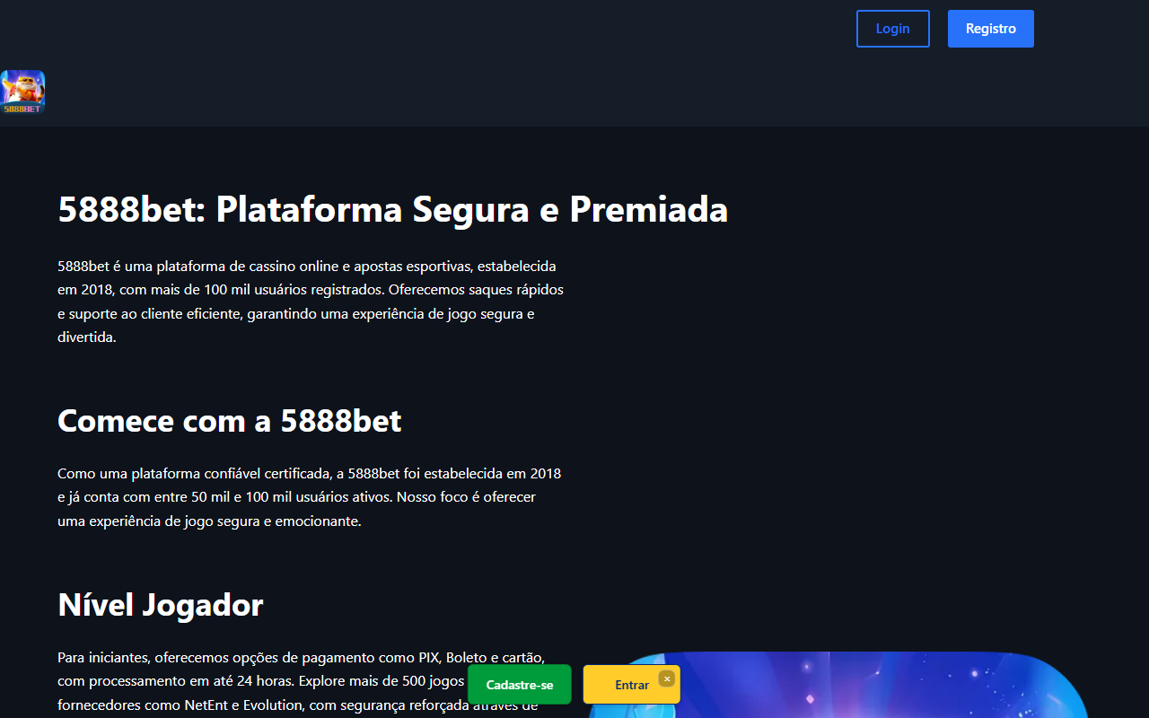 5888betjogos.com screenshot