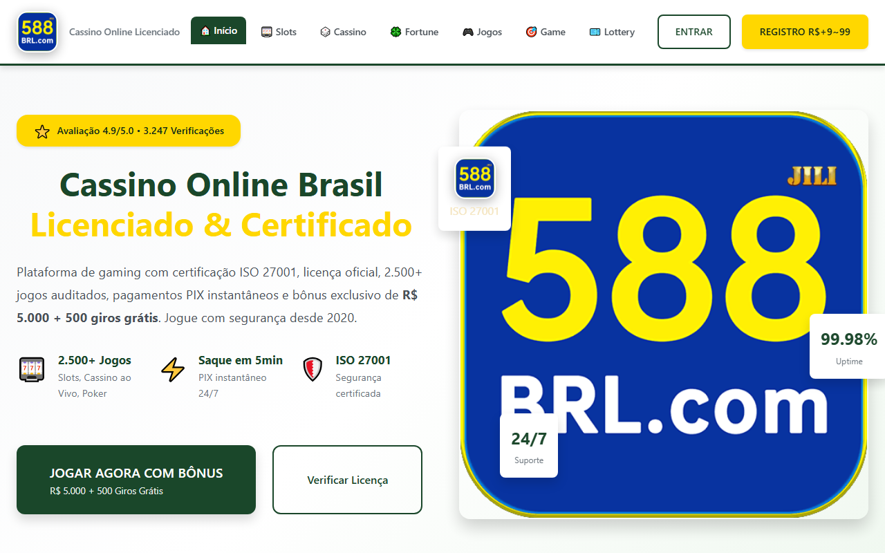 588brlslots.com screenshot