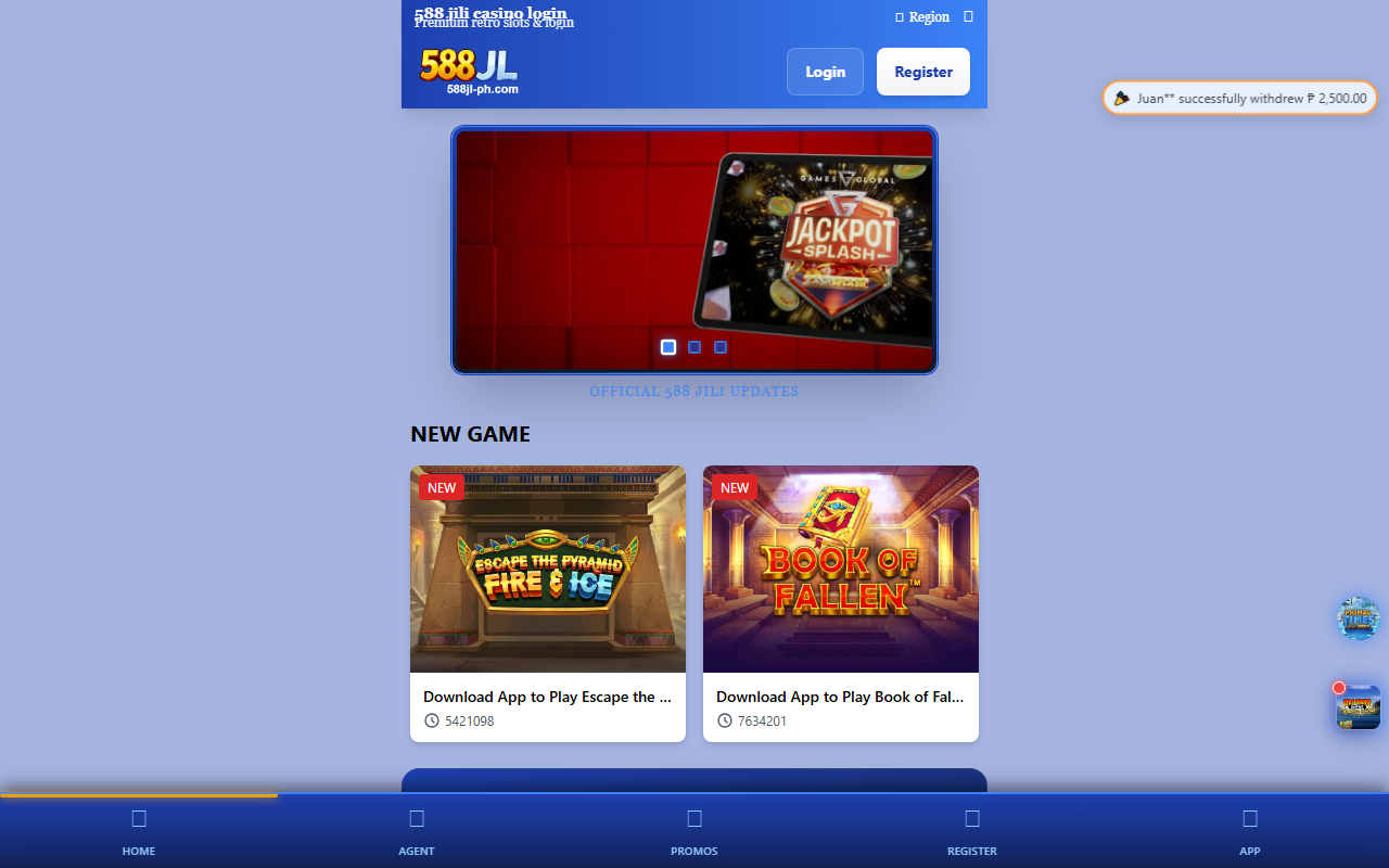 588jilislot.com screenshot
