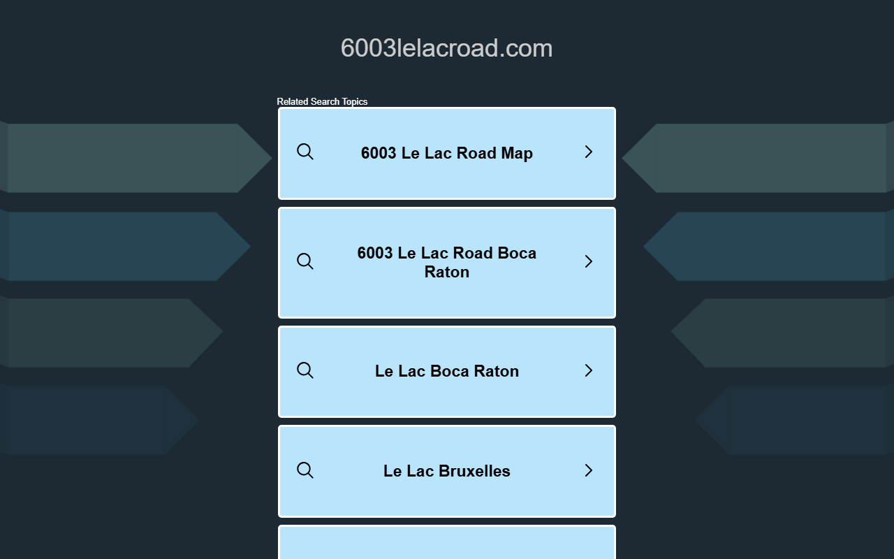 6003lelacroad.com screenshot