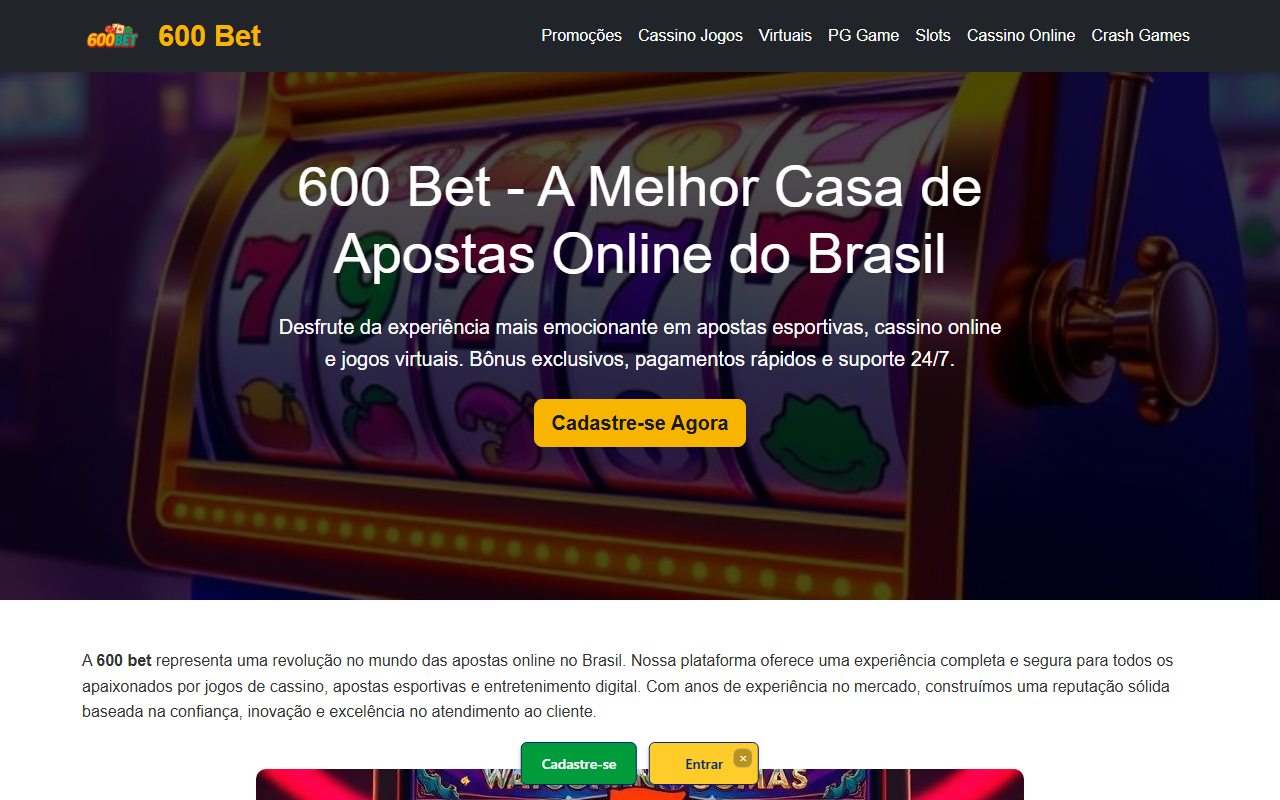 600bet-brasil.com screenshot
