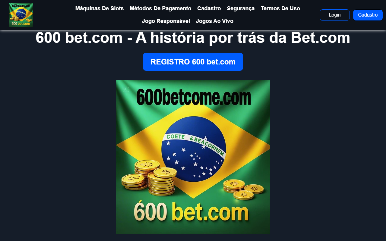 600betcome.com screenshot