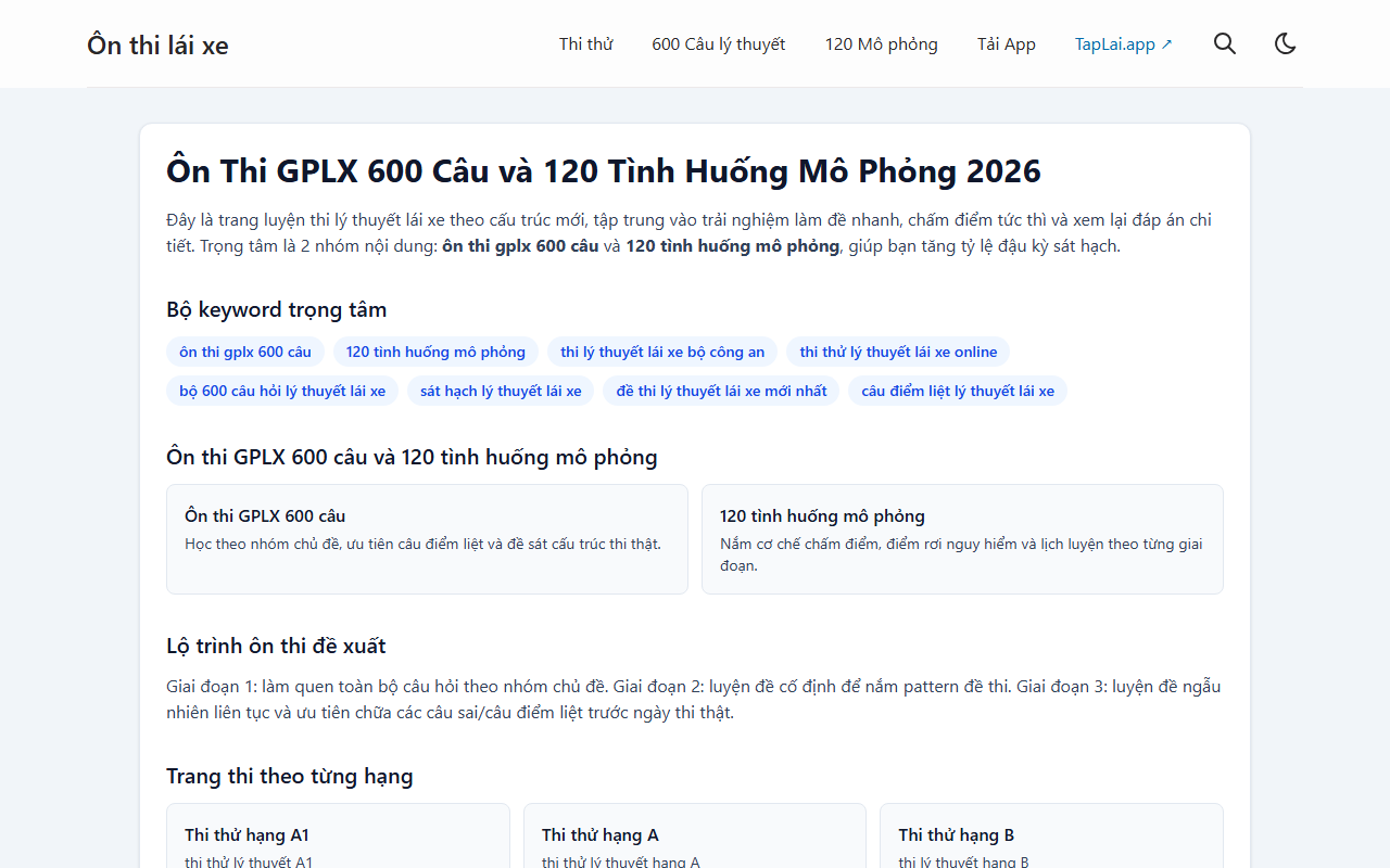 600caulythuyet.com screenshot