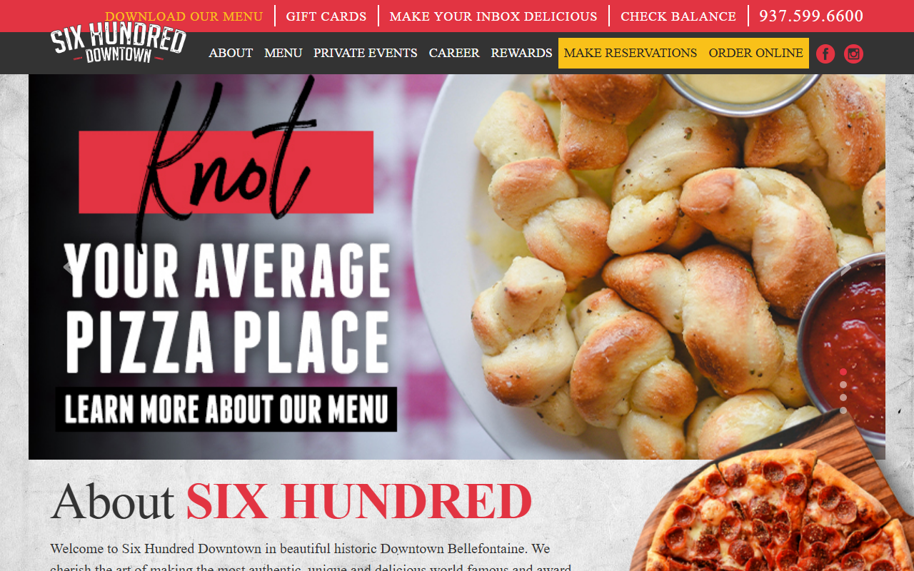 600downtown.com screenshot