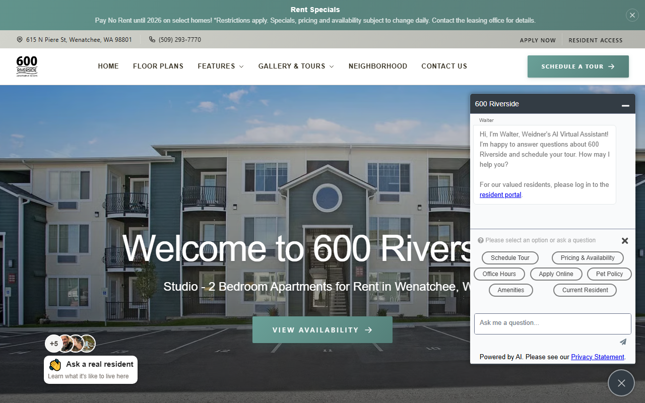 600riverside.com screenshot