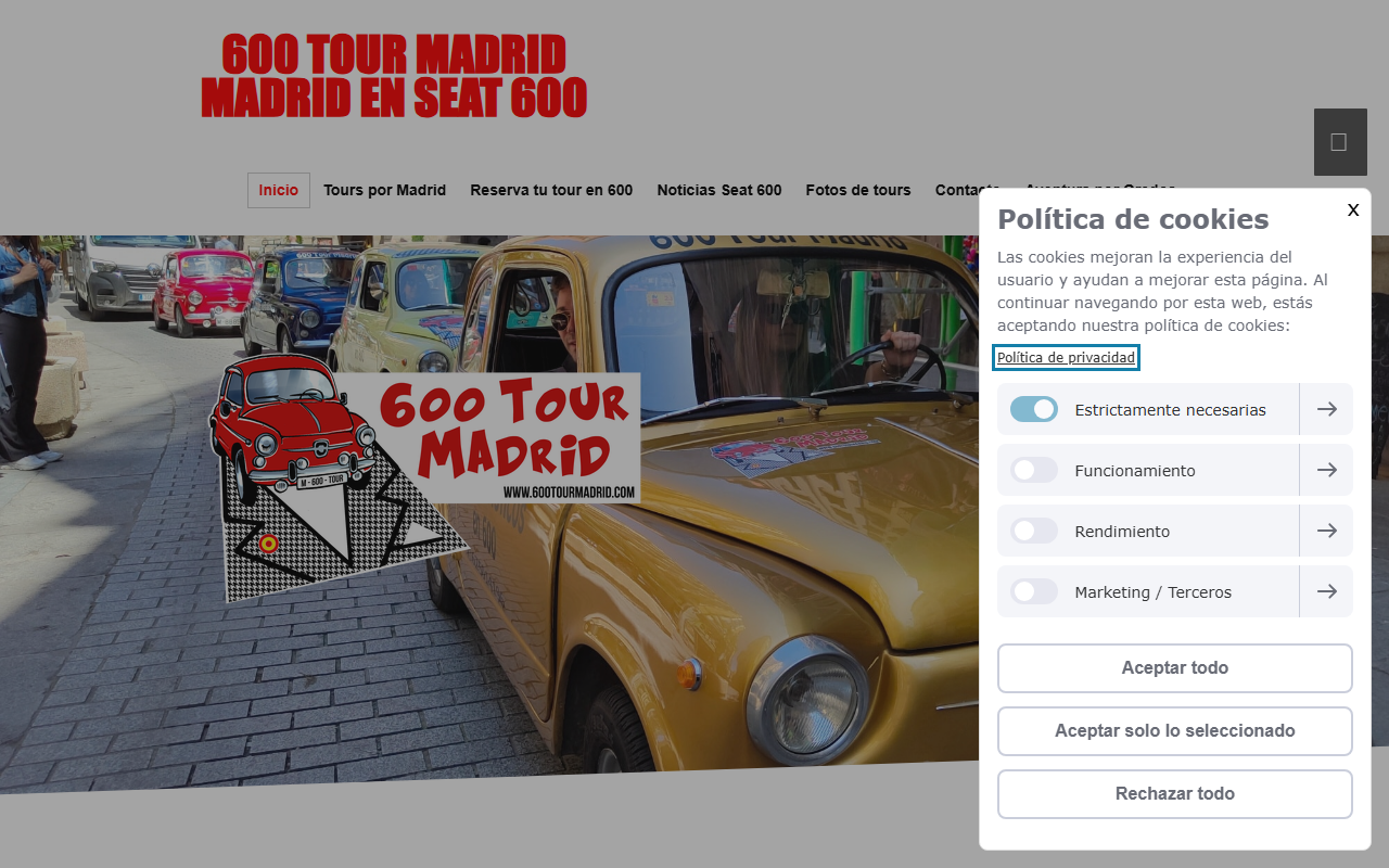 600tourmadrid.com screenshot