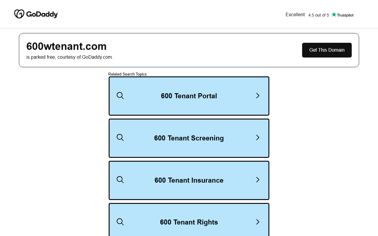 600wtenant.com screenshot
