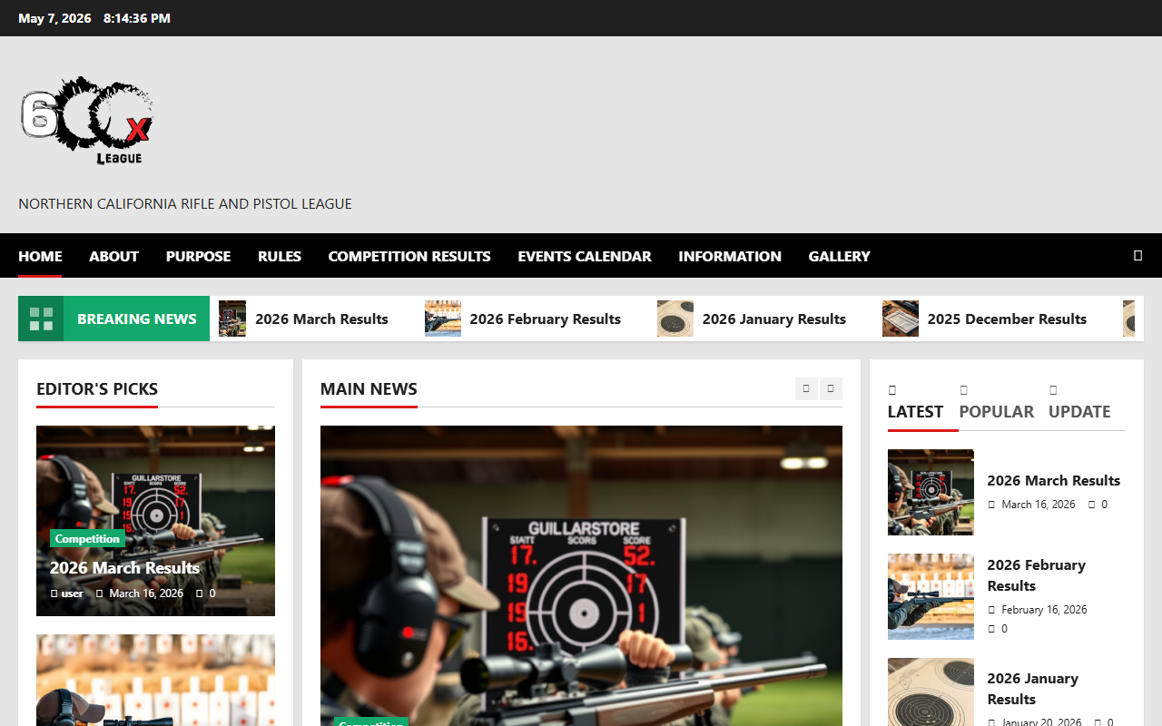 600xleague.com screenshot