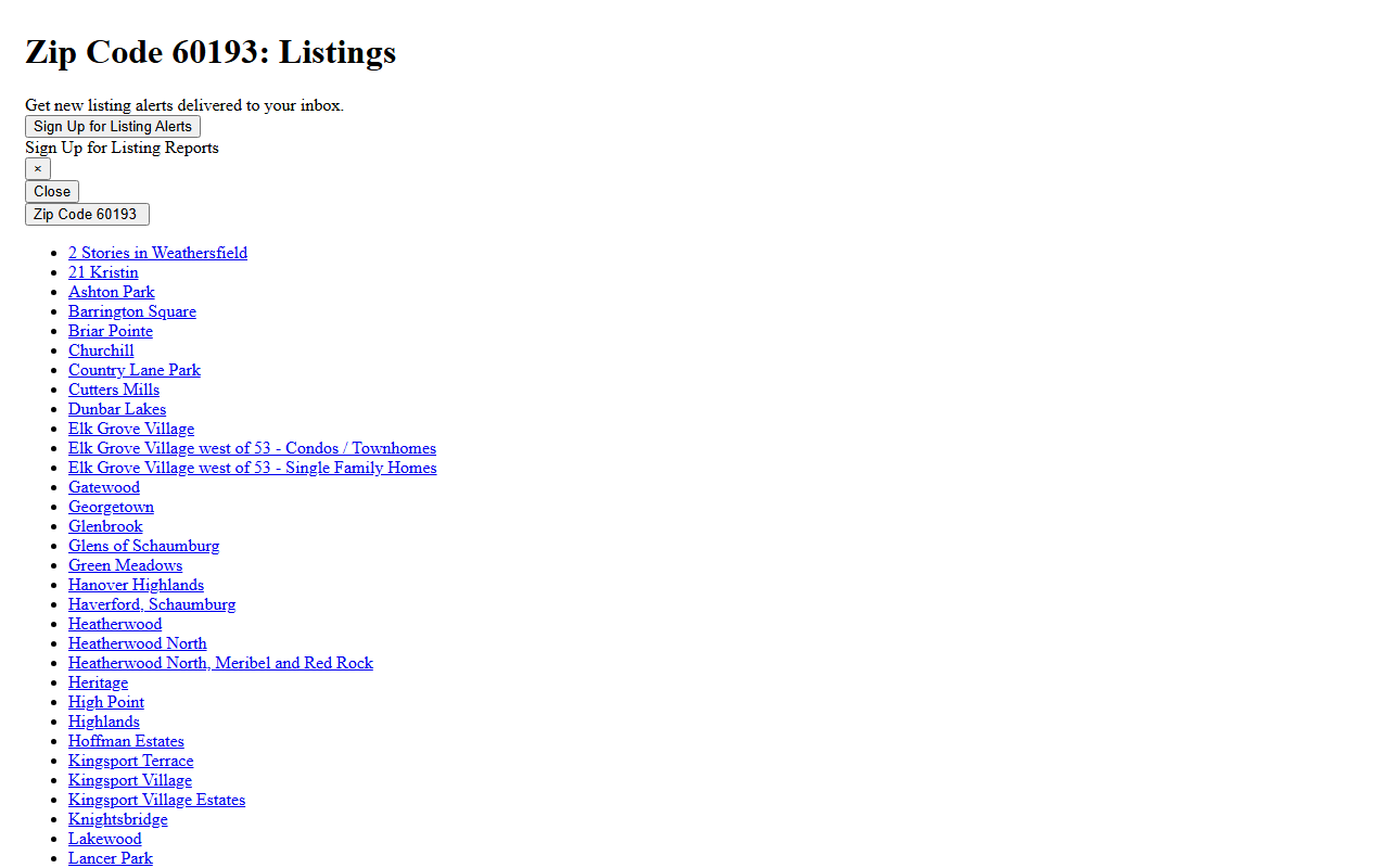 60193homes.com screenshot