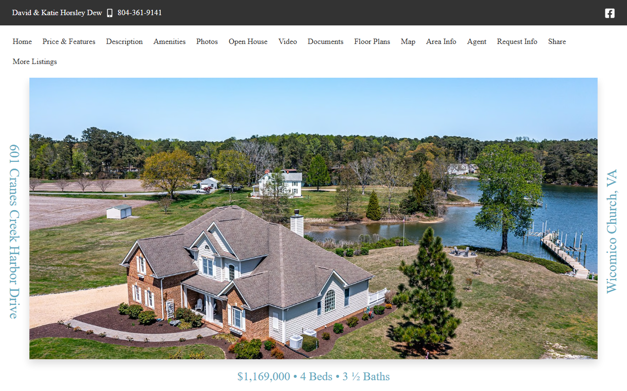 601cranescreek.com screenshot