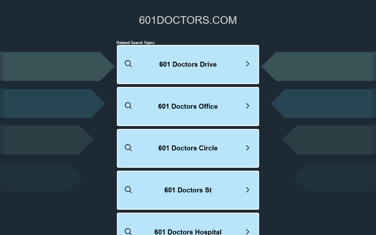 601doctors.com screenshot