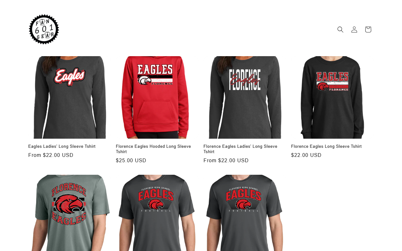 601fangear.com screenshot