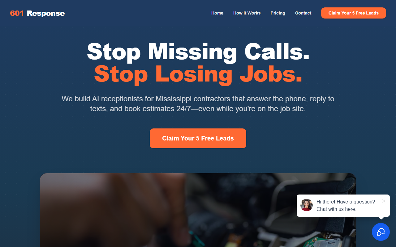 601response.com screenshot