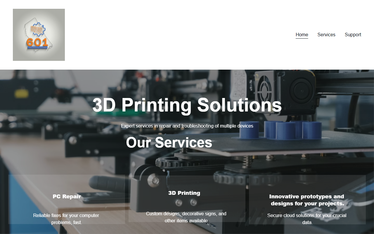 601technologies.com screenshot