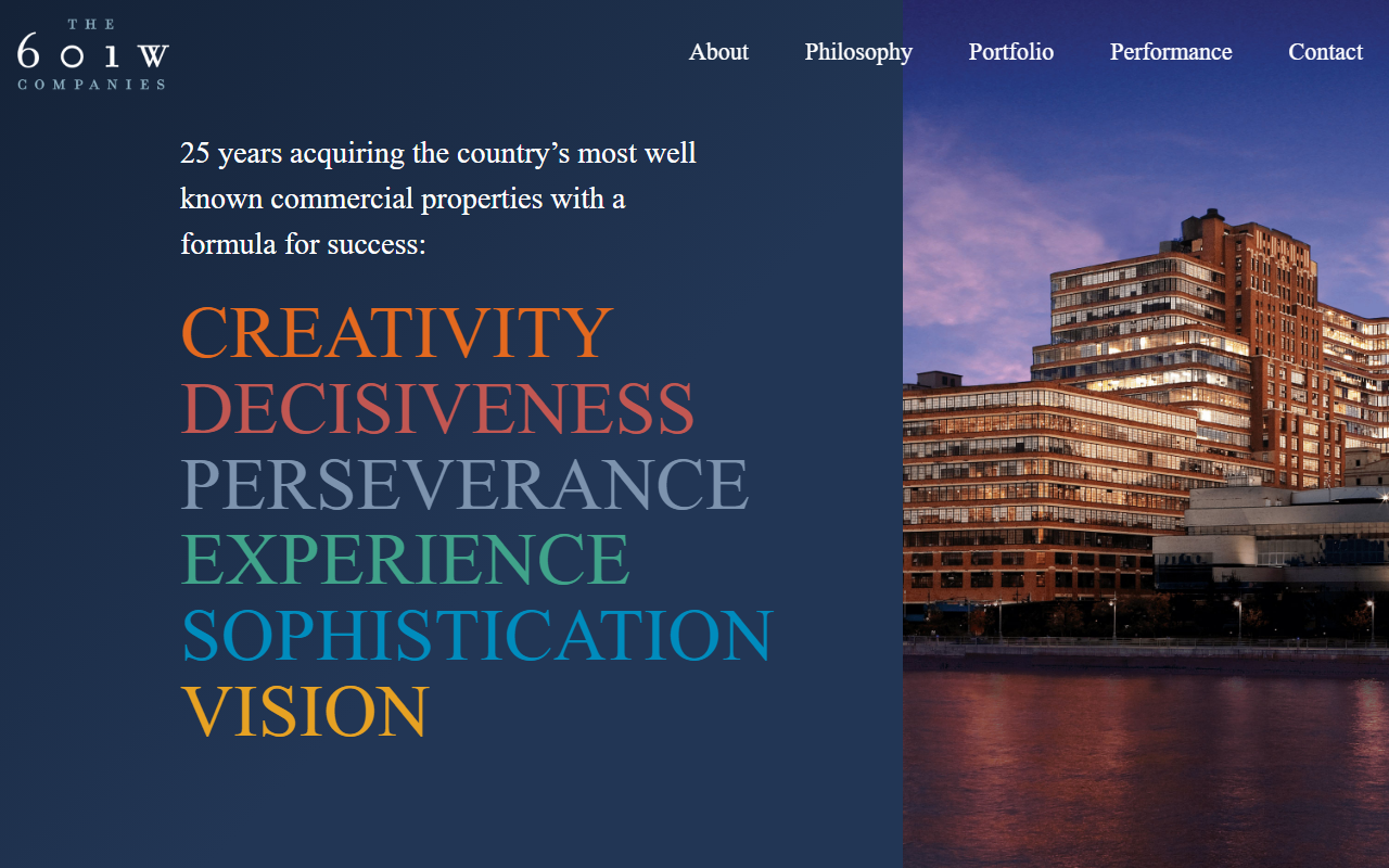 601wcompanies.com screenshot
