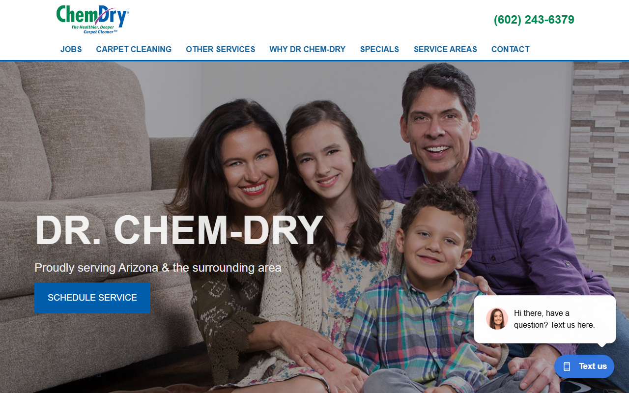 602chemdry.com screenshot
