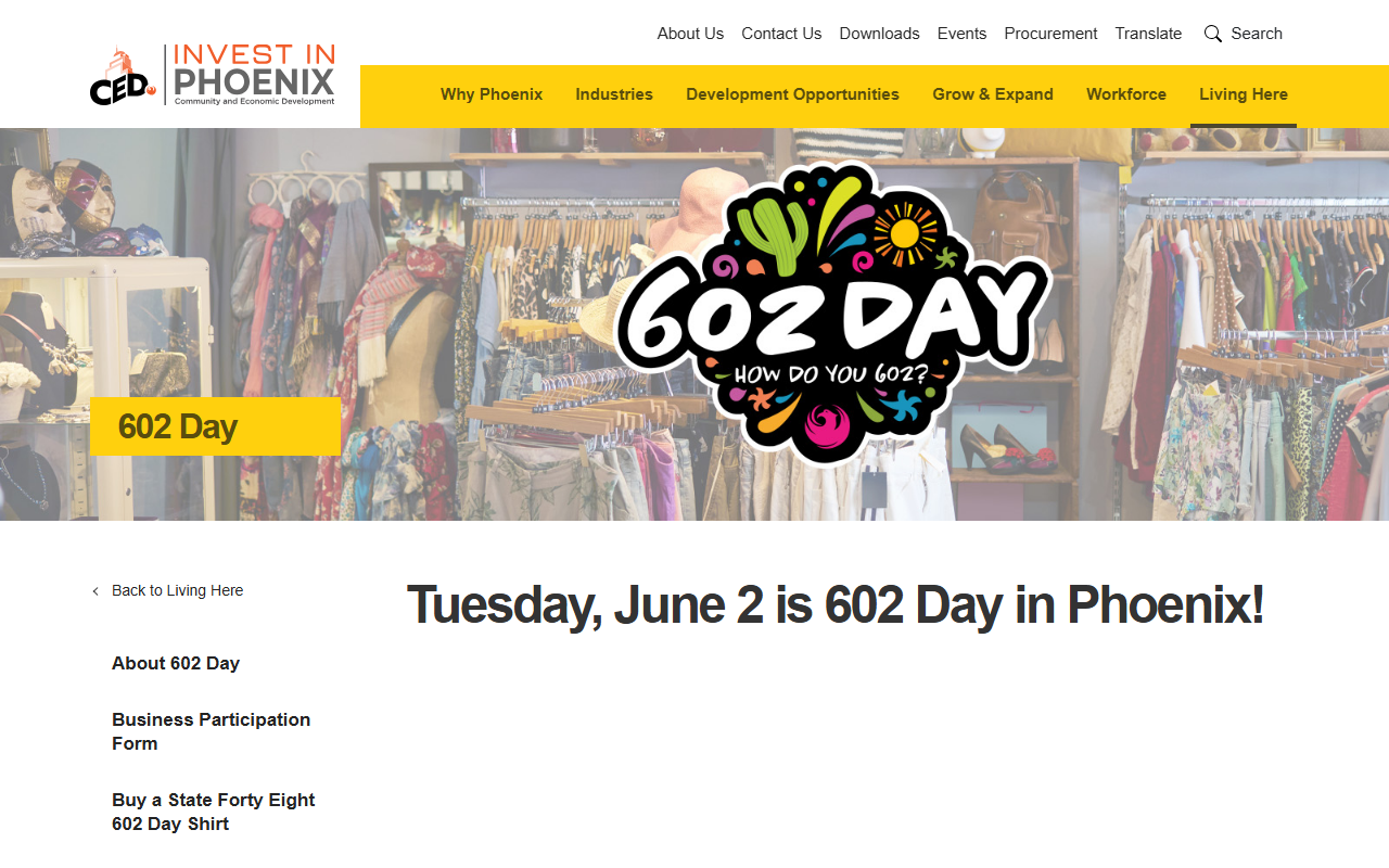602phoenixday.com screenshot