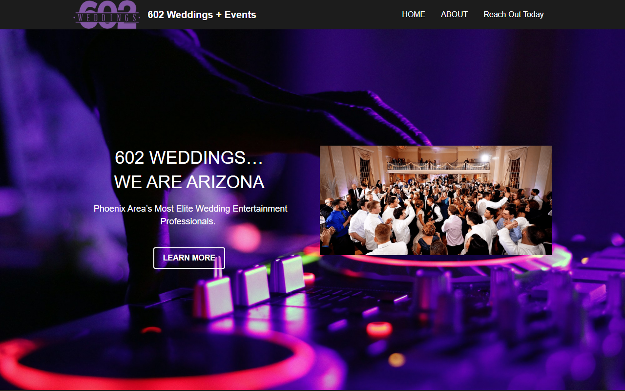 602weddings.com screenshot