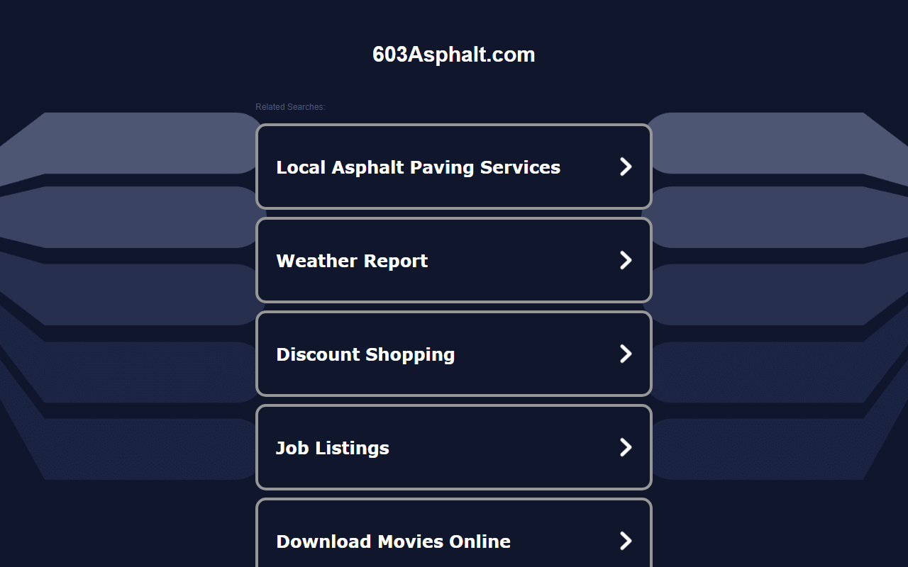 603asphalt.com screenshot