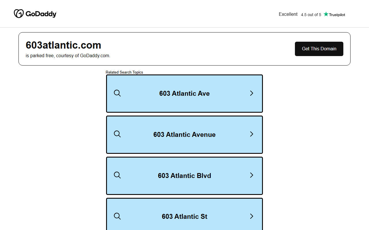 603atlantic.com screenshot