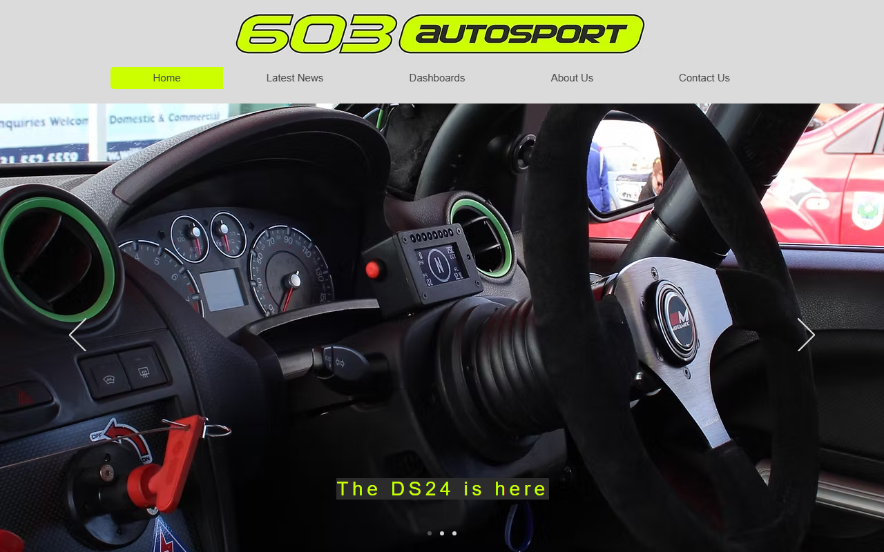 603autosport.com screenshot