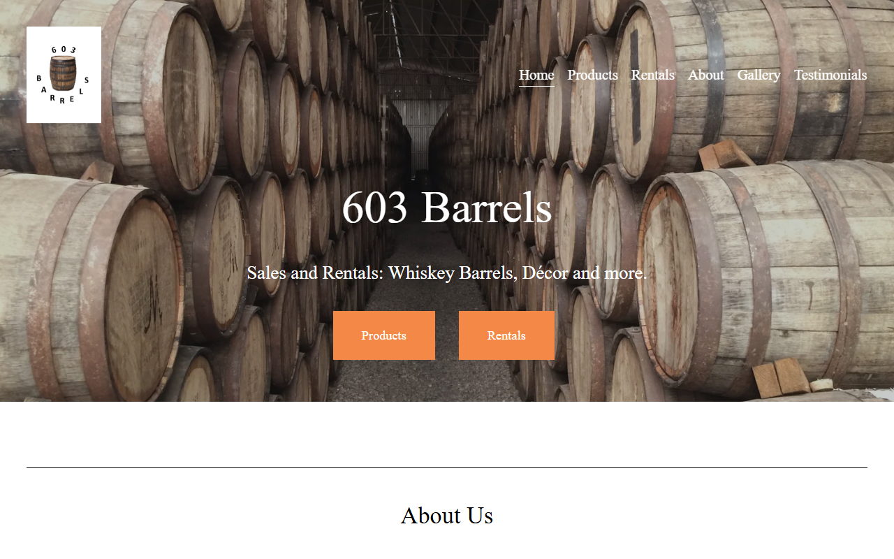 603barrels.com screenshot