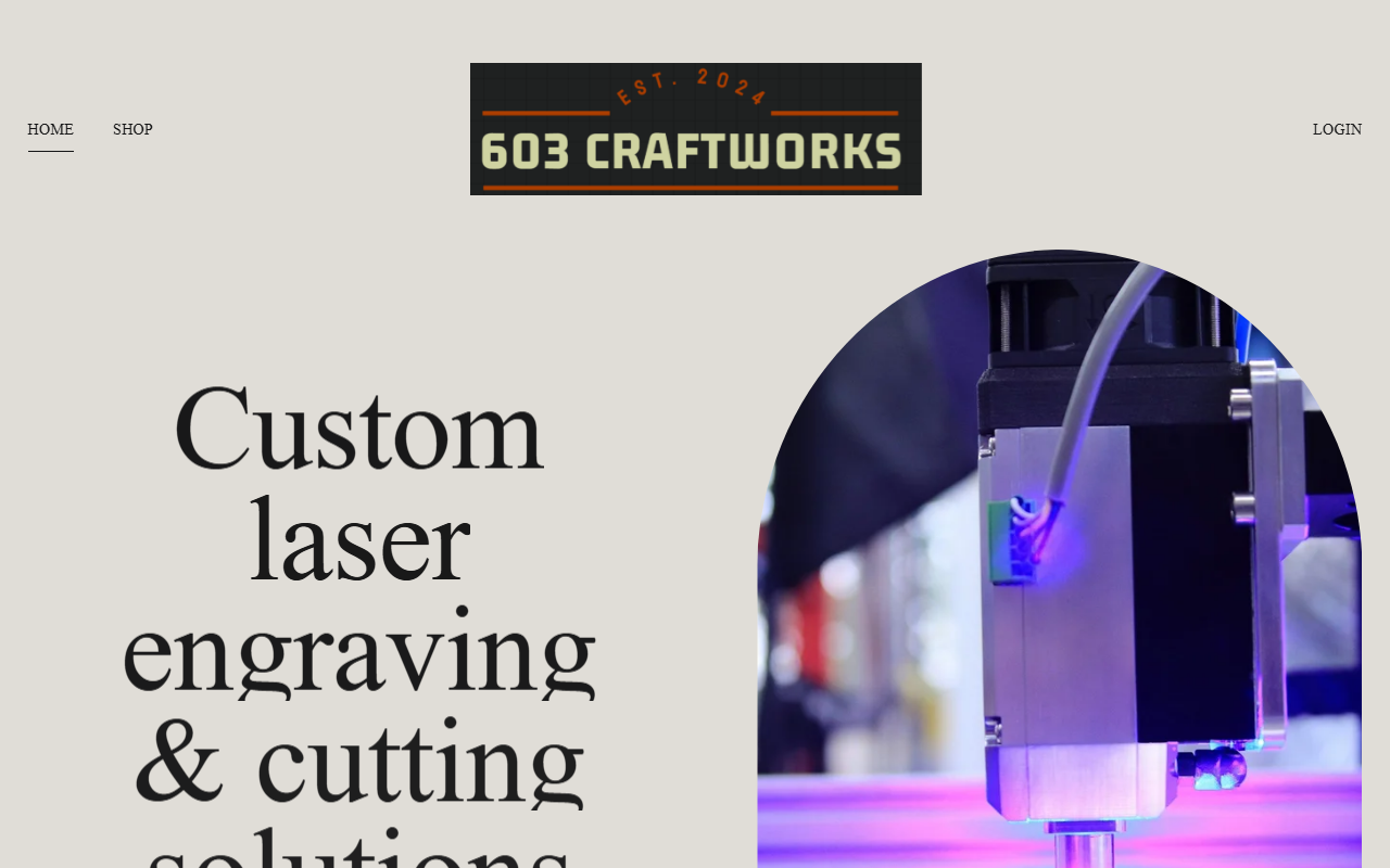 603craftworks.com screenshot