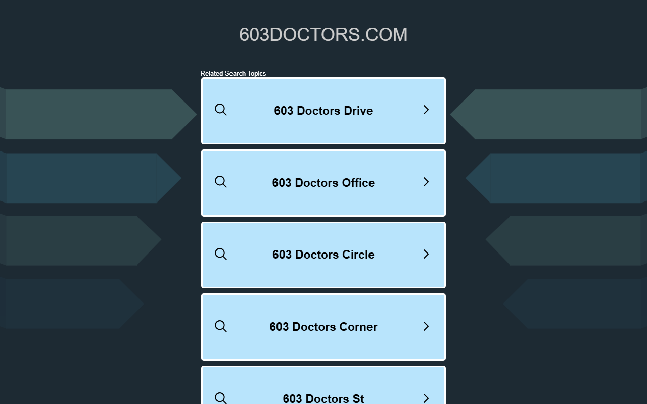 603doctors.com screenshot
