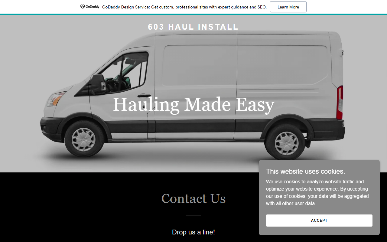 603haulinstall.com screenshot