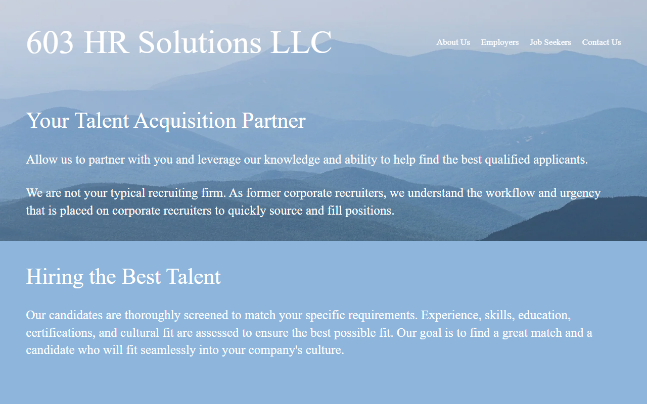 603hrsolutions.com screenshot