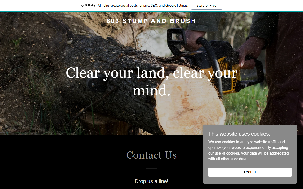 603stumpandbrush.com screenshot