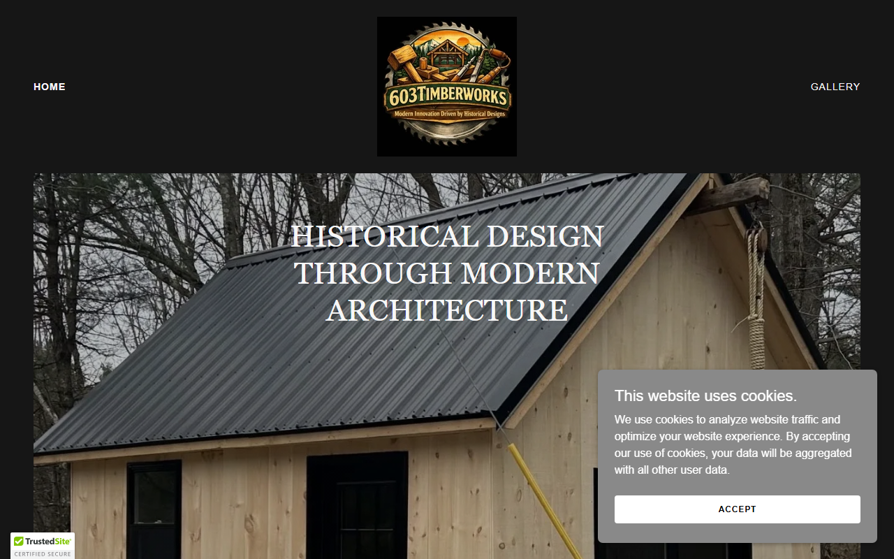 603timberworks.com screenshot