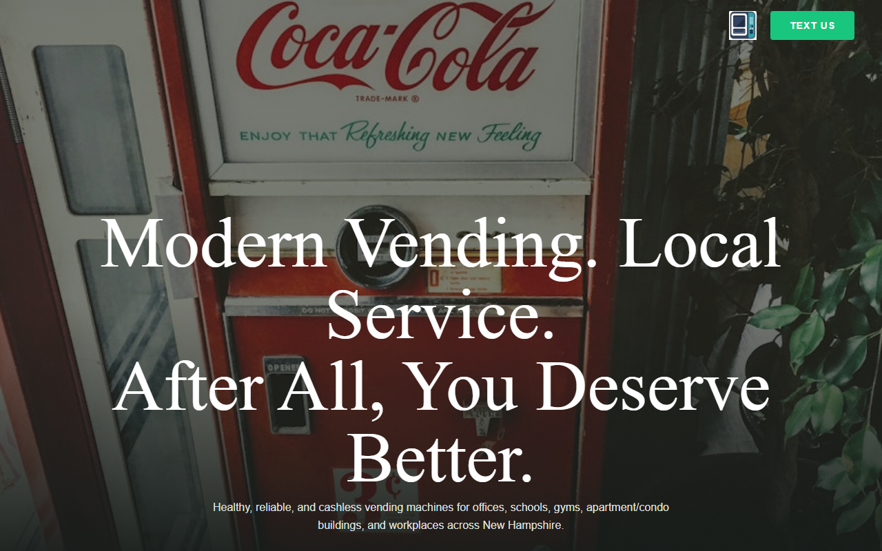 603vending.com screenshot