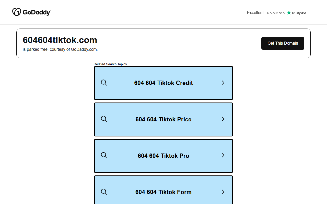 604604tiktok.com screenshot