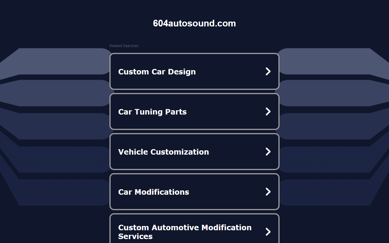 604autosound.com screenshot