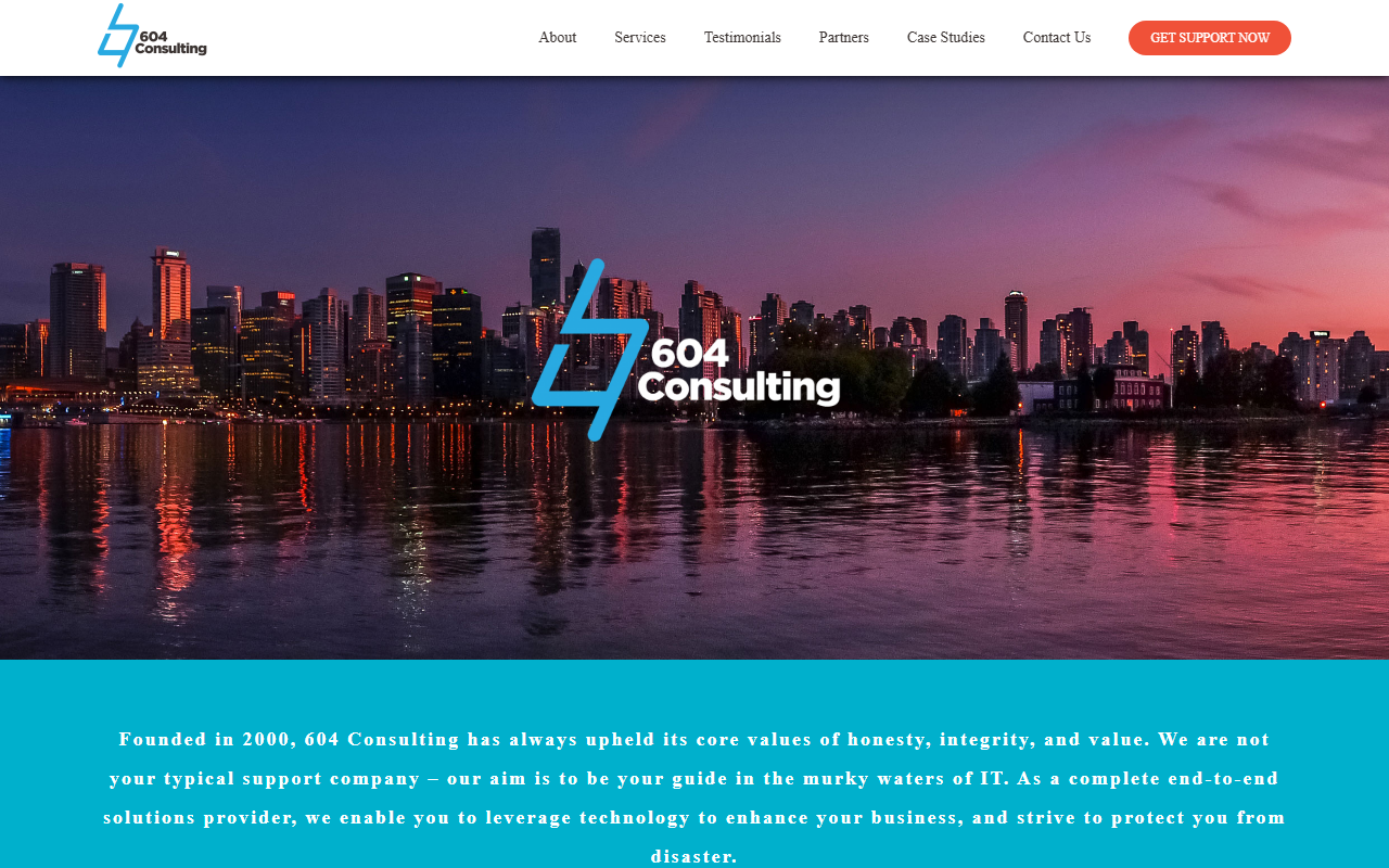 604consulting.com screenshot