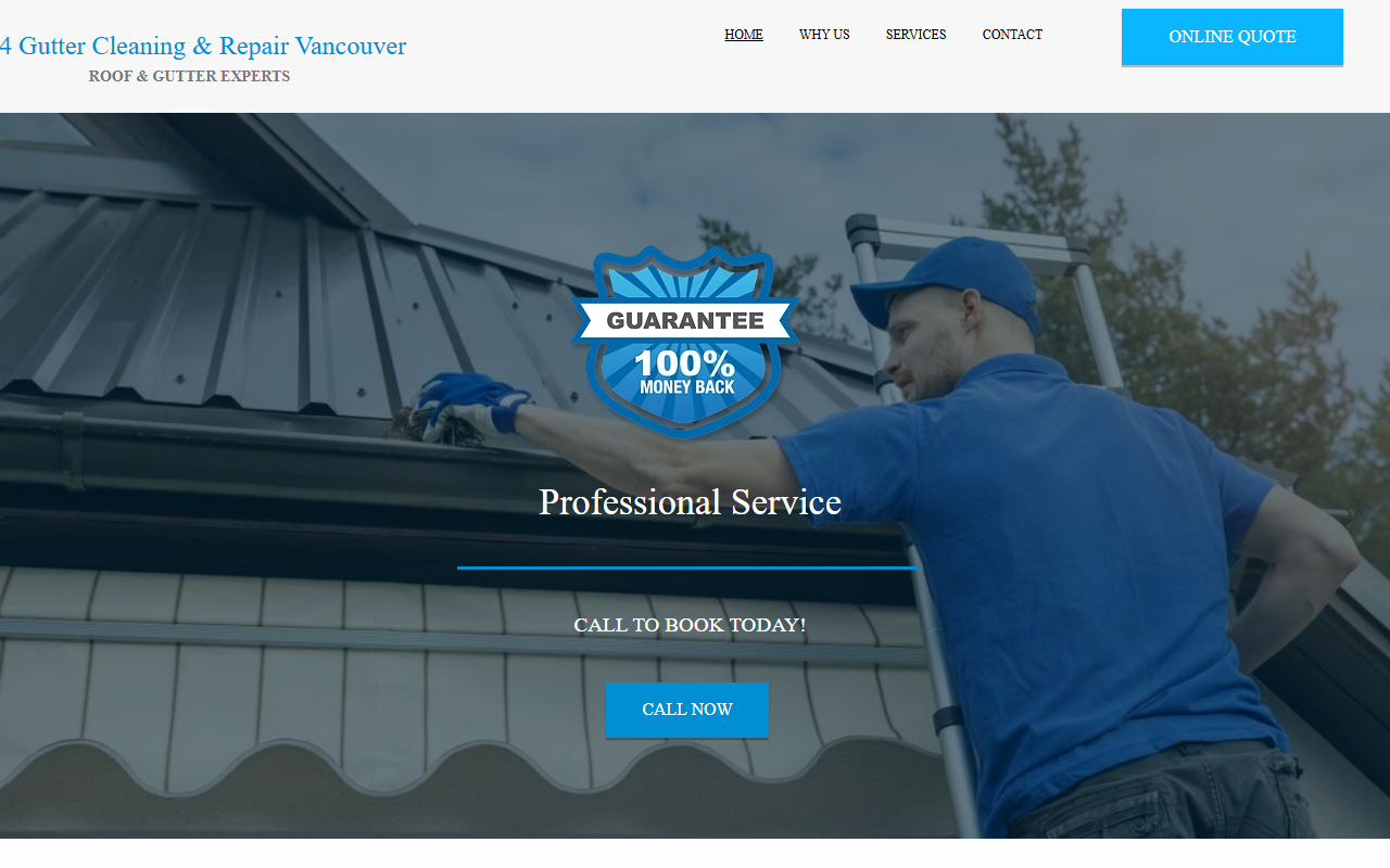604gutters.com screenshot