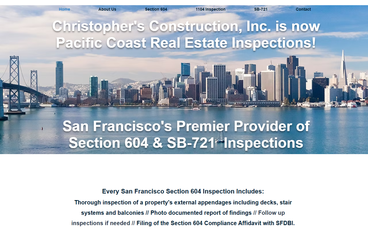 604inspection.com screenshot