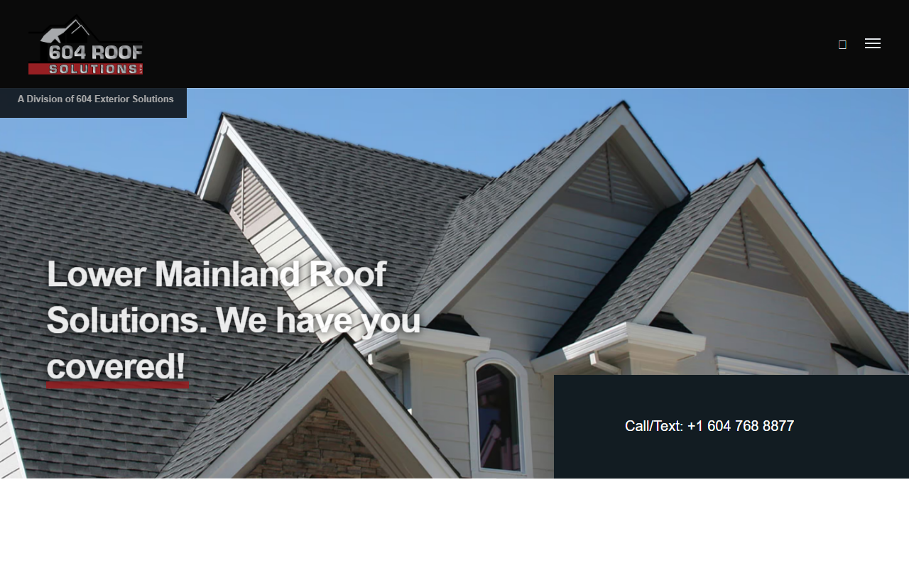 604roofsolutions.com screenshot