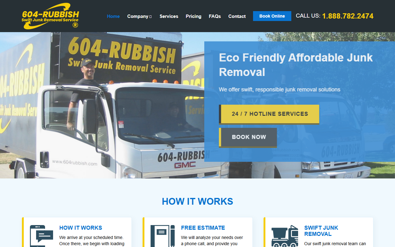 604rubbish.com screenshot