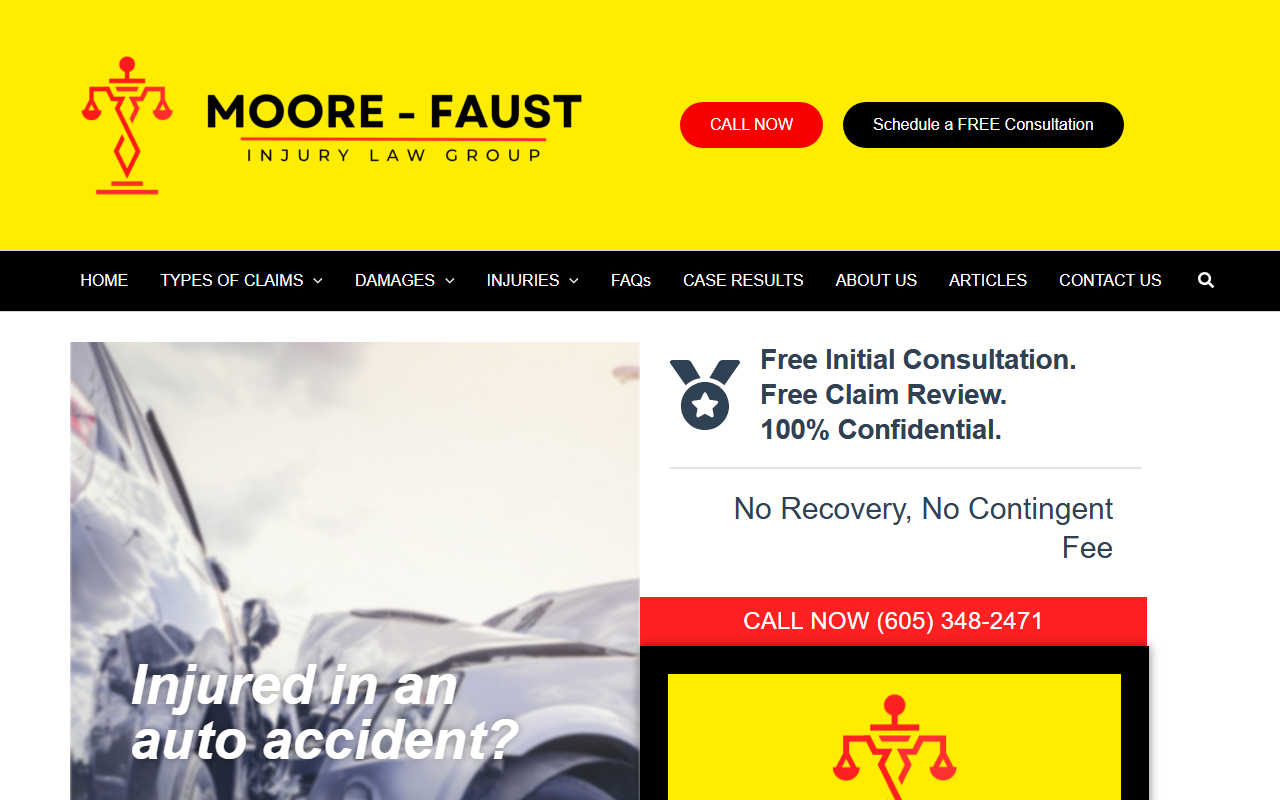 605accidentlaw.com screenshot