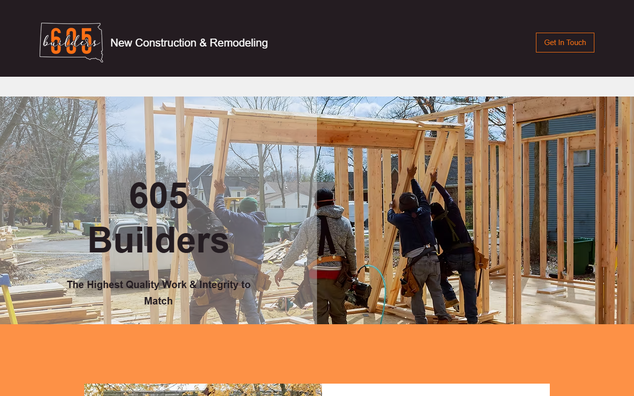 605builders.com screenshot