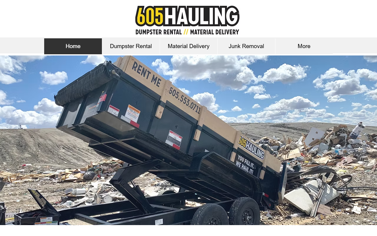 605hauling.com screenshot