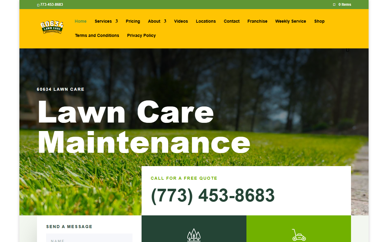 60634lawncare.com screenshot