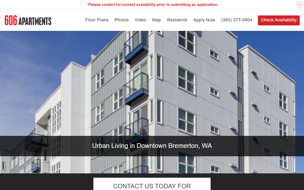 606apartments.com screenshot